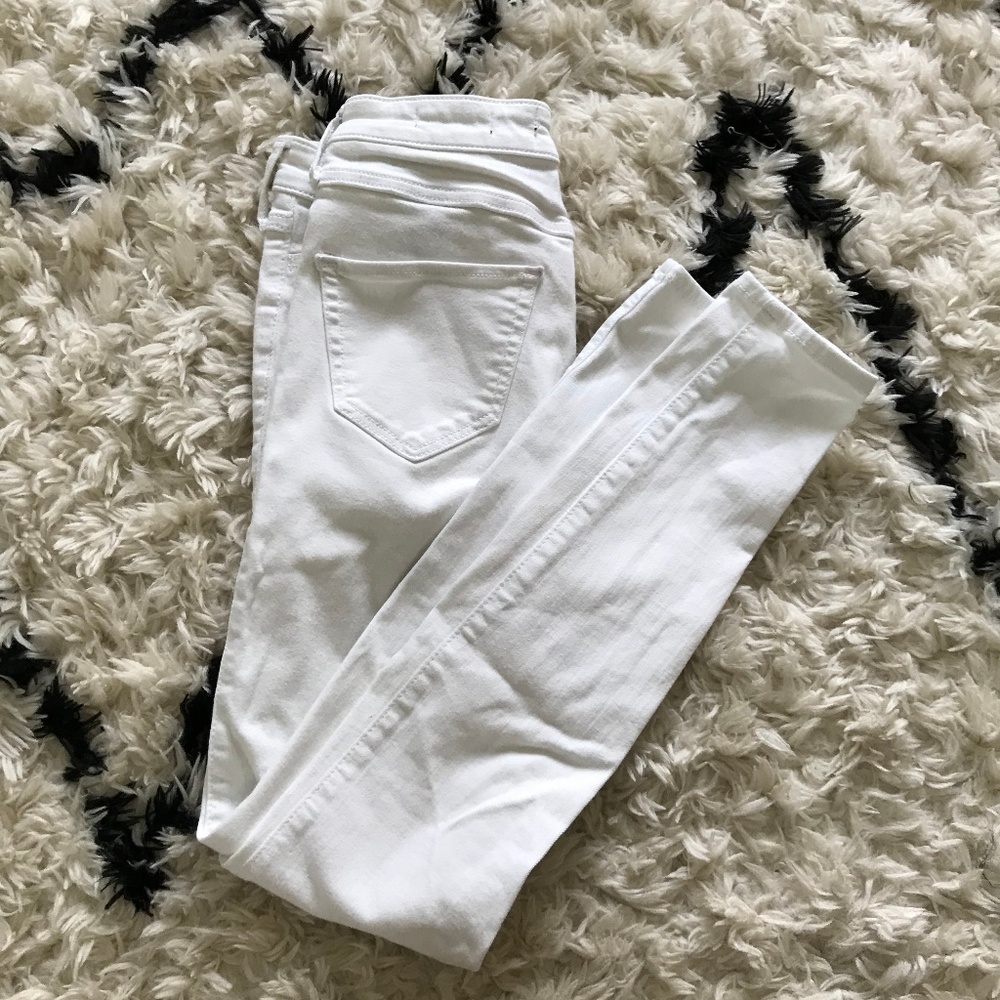 Hollister White Skinny Jeans